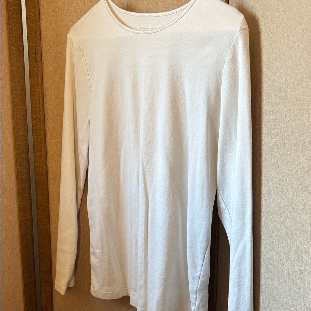 Christopher and Banks White Long Sleeve Shirt Large